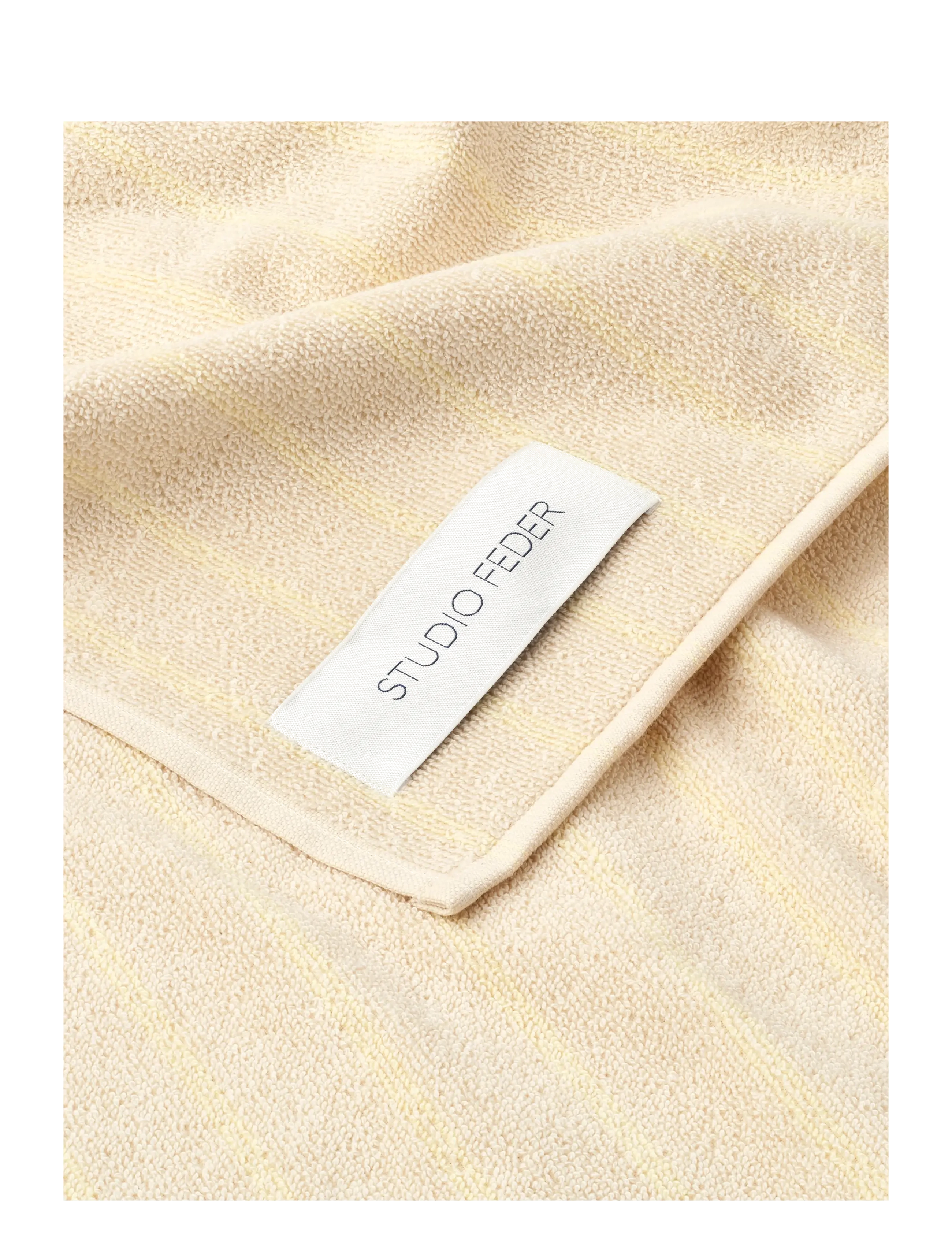 STUDIO FEDER - UNA TOWEL - shop by price - lemon rain - 2