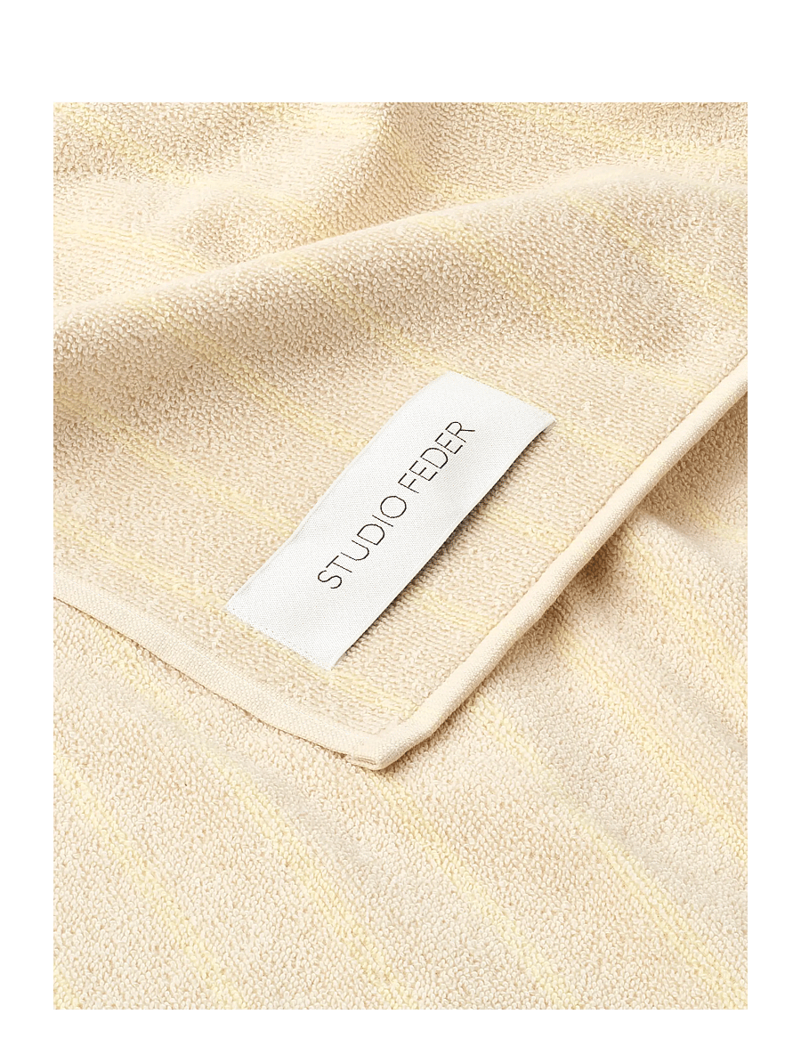 STUDIO FEDER - UNA TOWEL - shop by price - lemon rain - 2