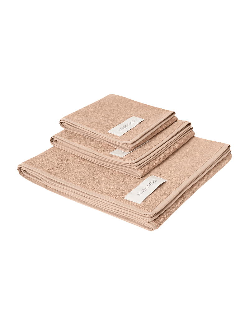 STUDIO FEDER - UNA TOWEL - badlakan - pink sand - 1