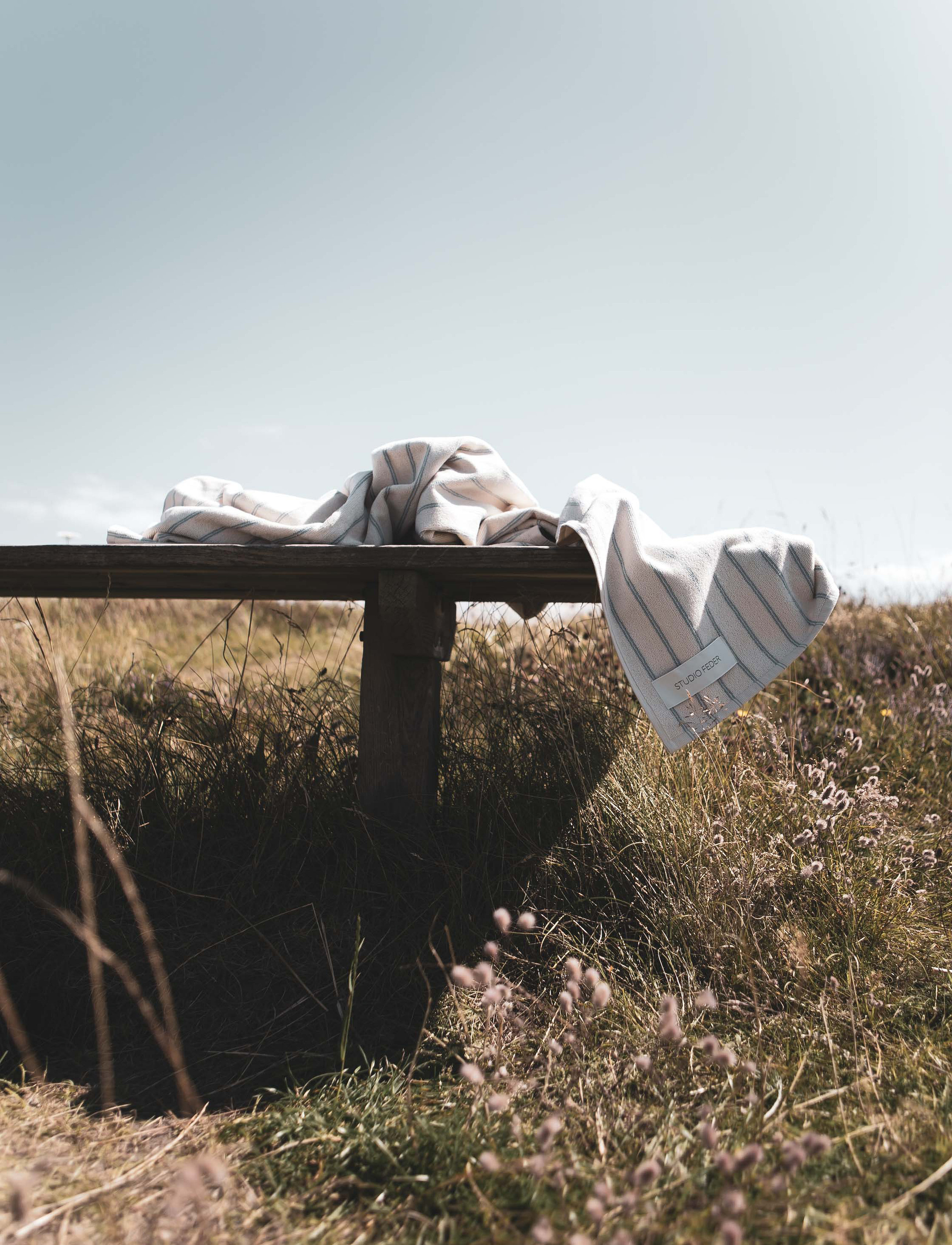 STUDIO FEDER Una Håndklæde, 40X 60 cm, Towels & Bath Towels, Creme - Frauen