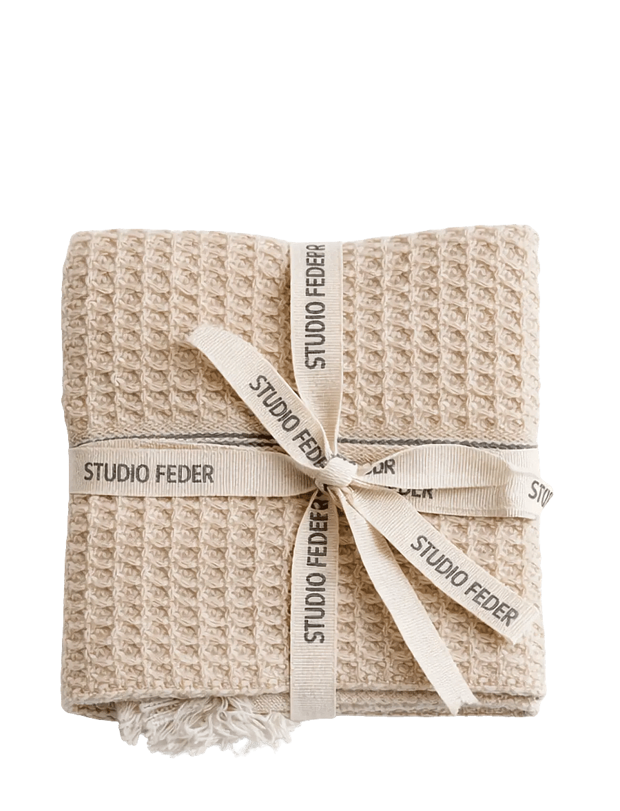 STUDIO FEDER - SAGA KITCHEN CLOTH - 2 PACK - tücher & spülbürste - pebble rain - 2
