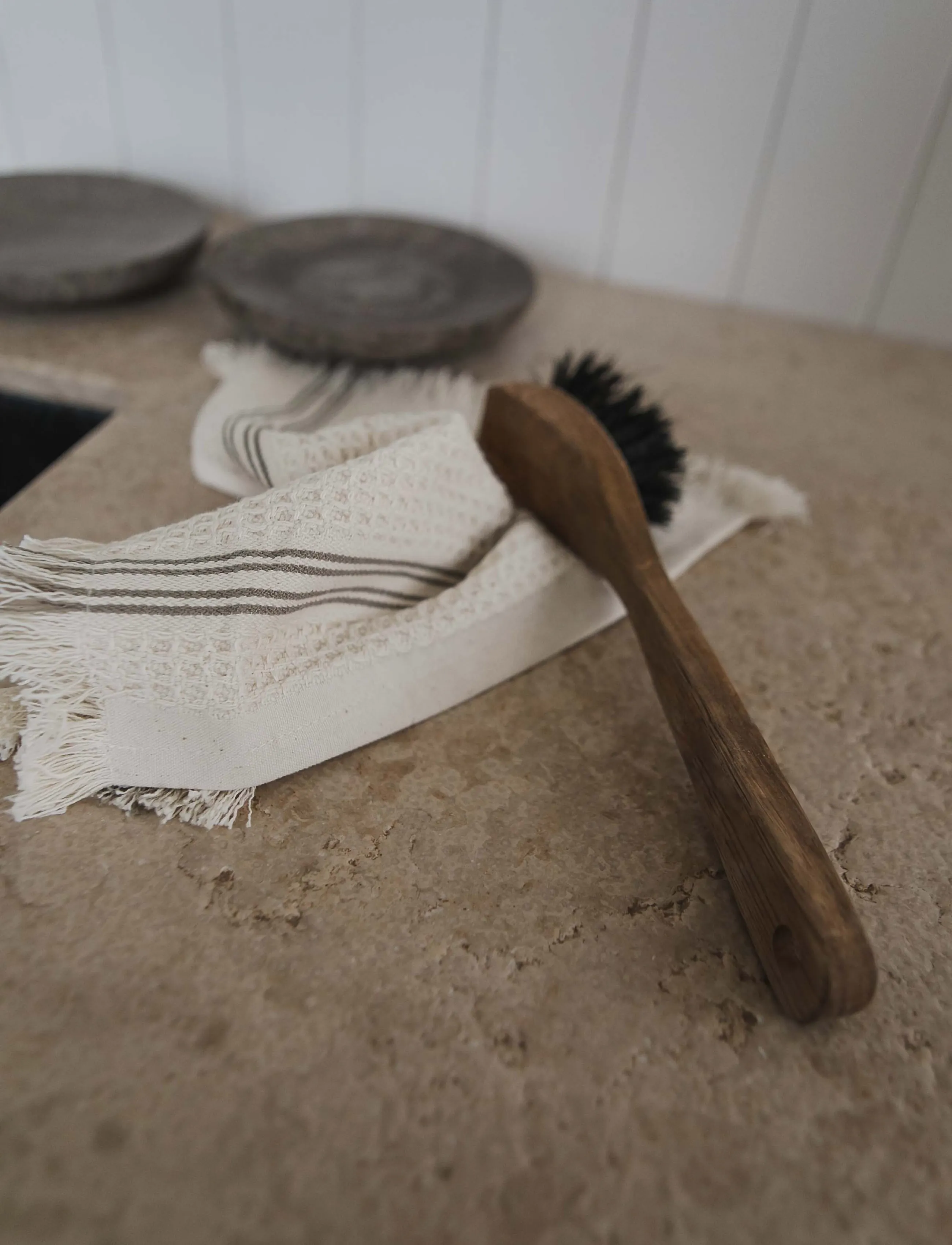 STUDIO FEDER - SAGA KITCHEN CLOTH - 2 PACK - tücher & spülbürste - pebble rain - 0