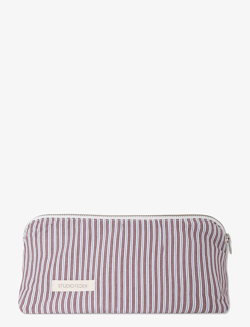 STUDIO FEDER - CELIA MINI TOILETRY BAG - kulturtaschen - architect stripe - 0