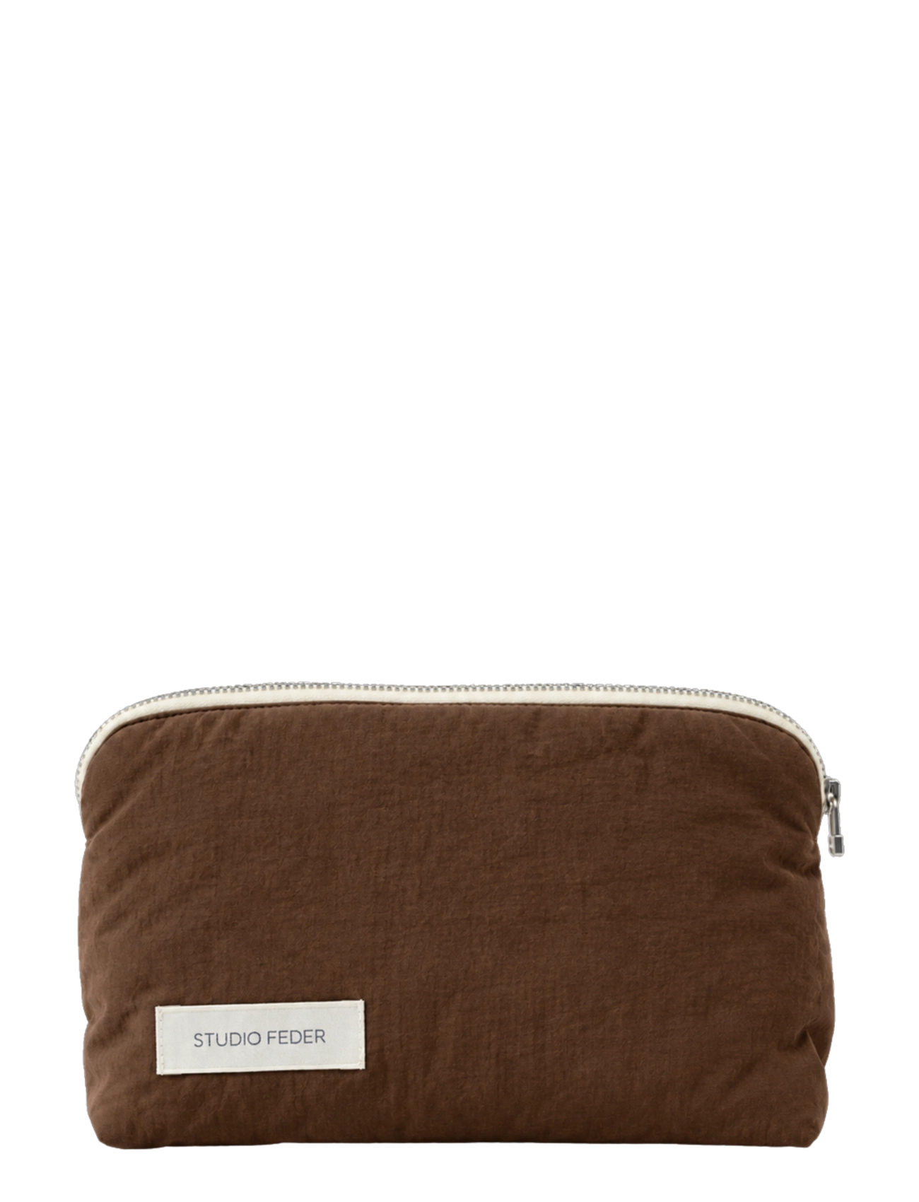 STUDIO FEDER Celia Mini Toiletry Bag - Brown - 22X12X10CM