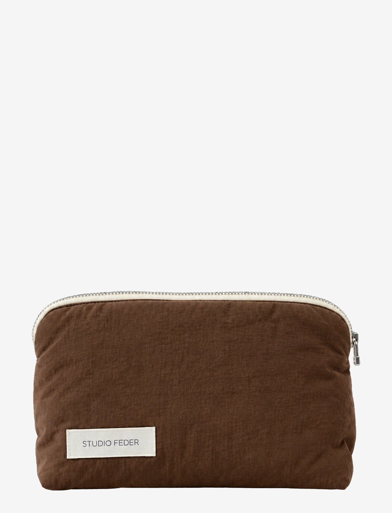 STUDIO FEDER Celia Mini Toiletry Bag - Brown - 22X12X10CM