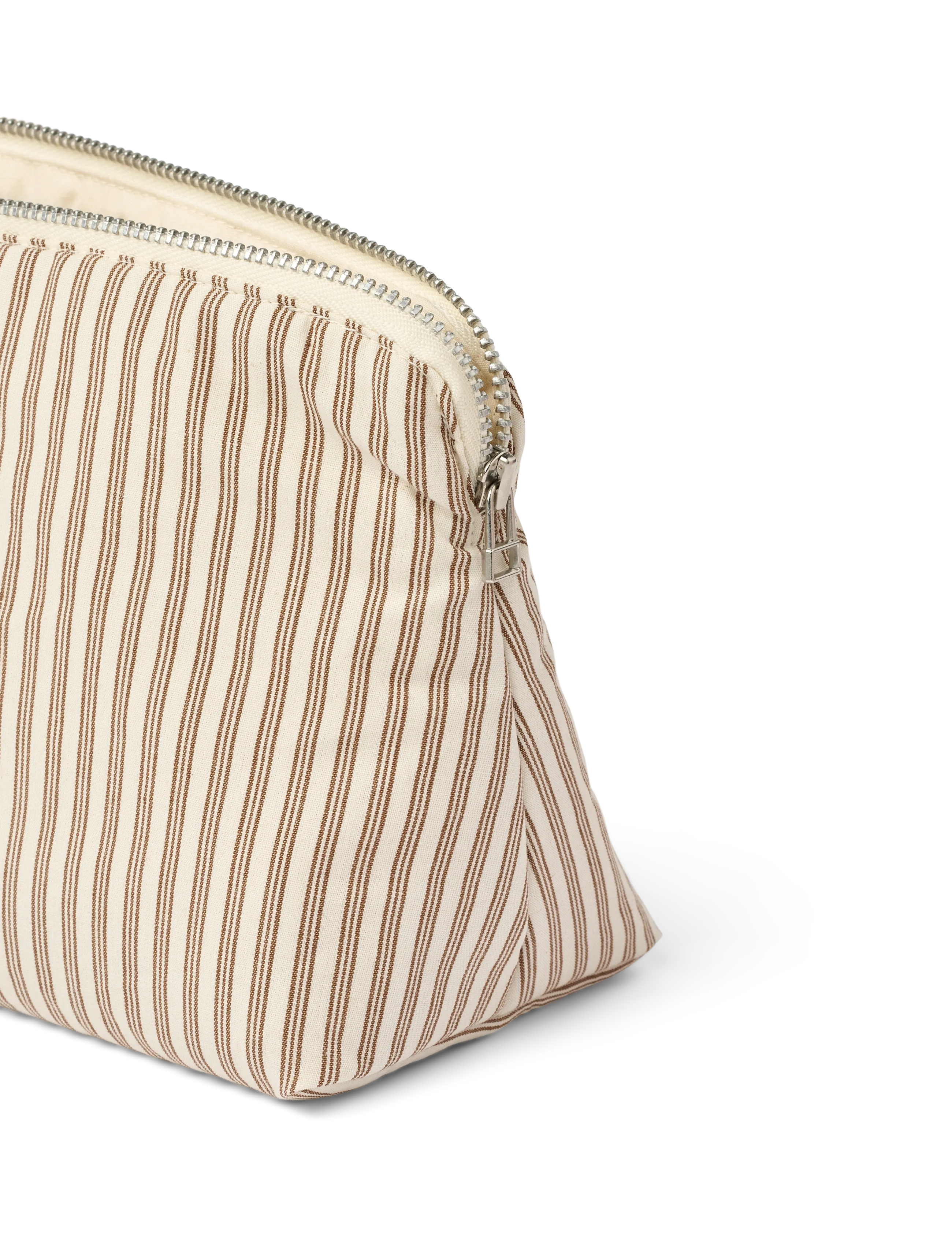 STUDIO FEDER - CELIA MINI TOILETRY BAG - torby magazynowe - brown beach stripe - 1