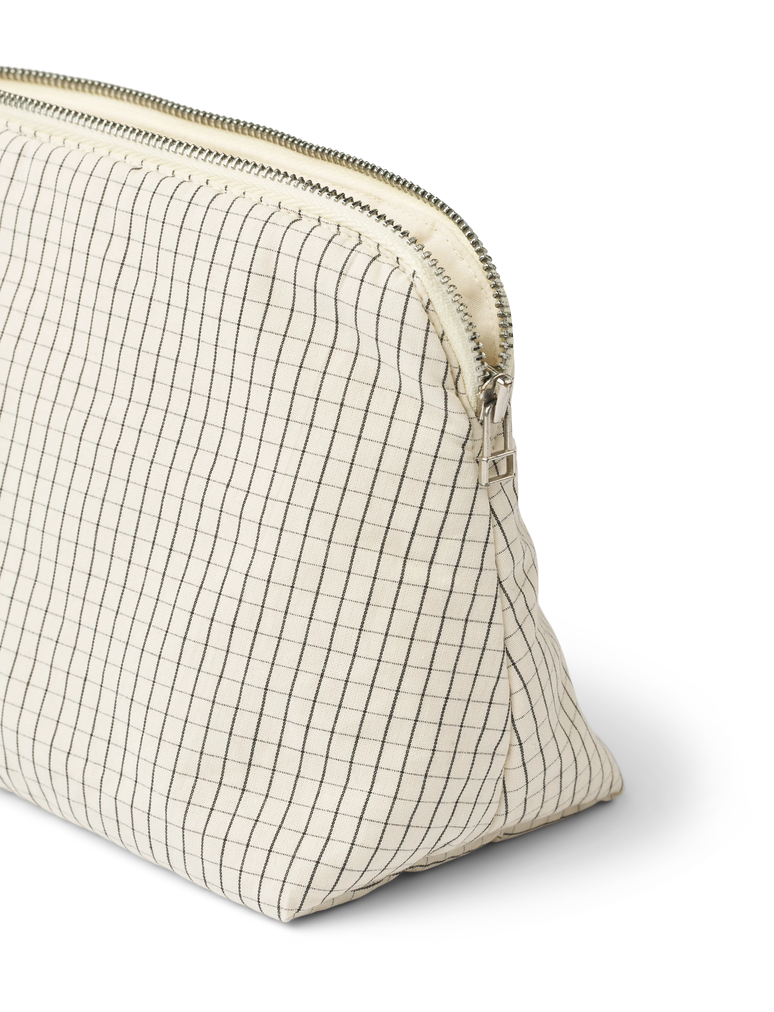 STUDIO FEDER - CELIA MINI TOILETRY BAG - kosmetiktaschen - creme black plaid - 3