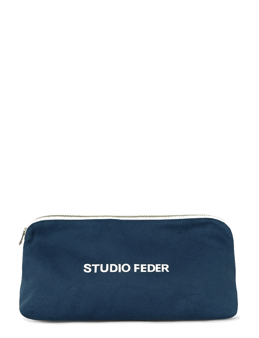 STUDIO FEDER - CELIA MINI TOILETRY BAG - CANVAS - kosmeetikakotid - navy - 0