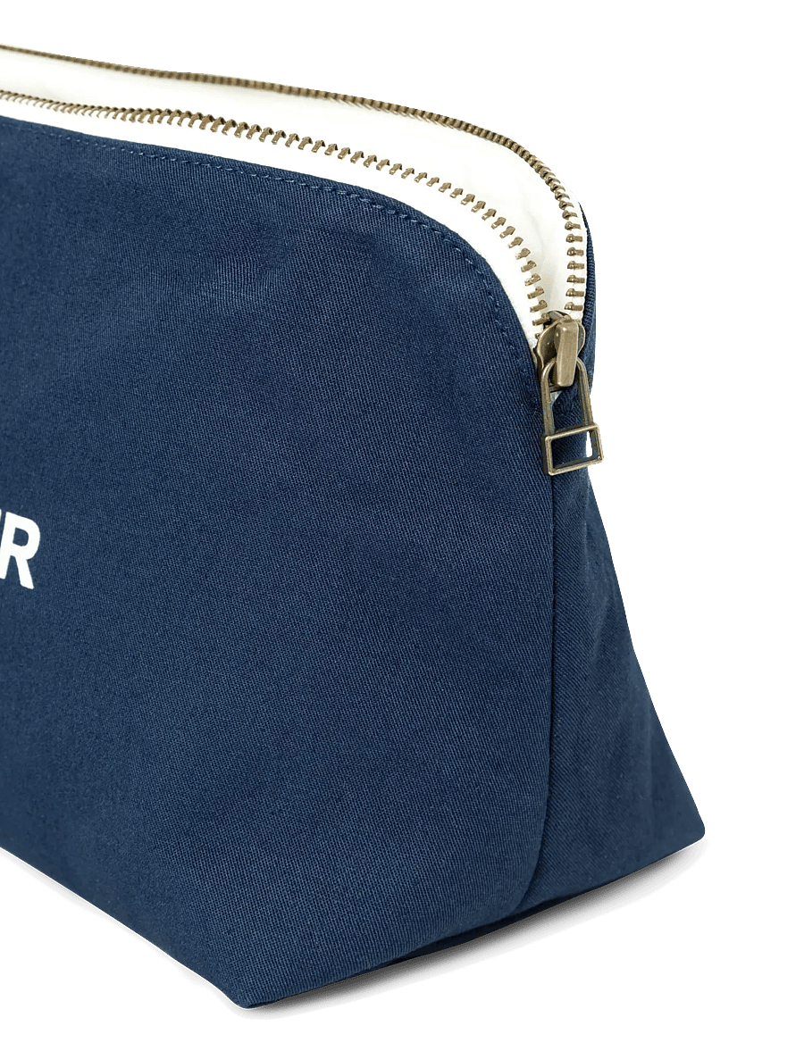 STUDIO FEDER - CELIA MINI TOILETRY BAG - CANVAS - kosmeetikakotid - navy - 1