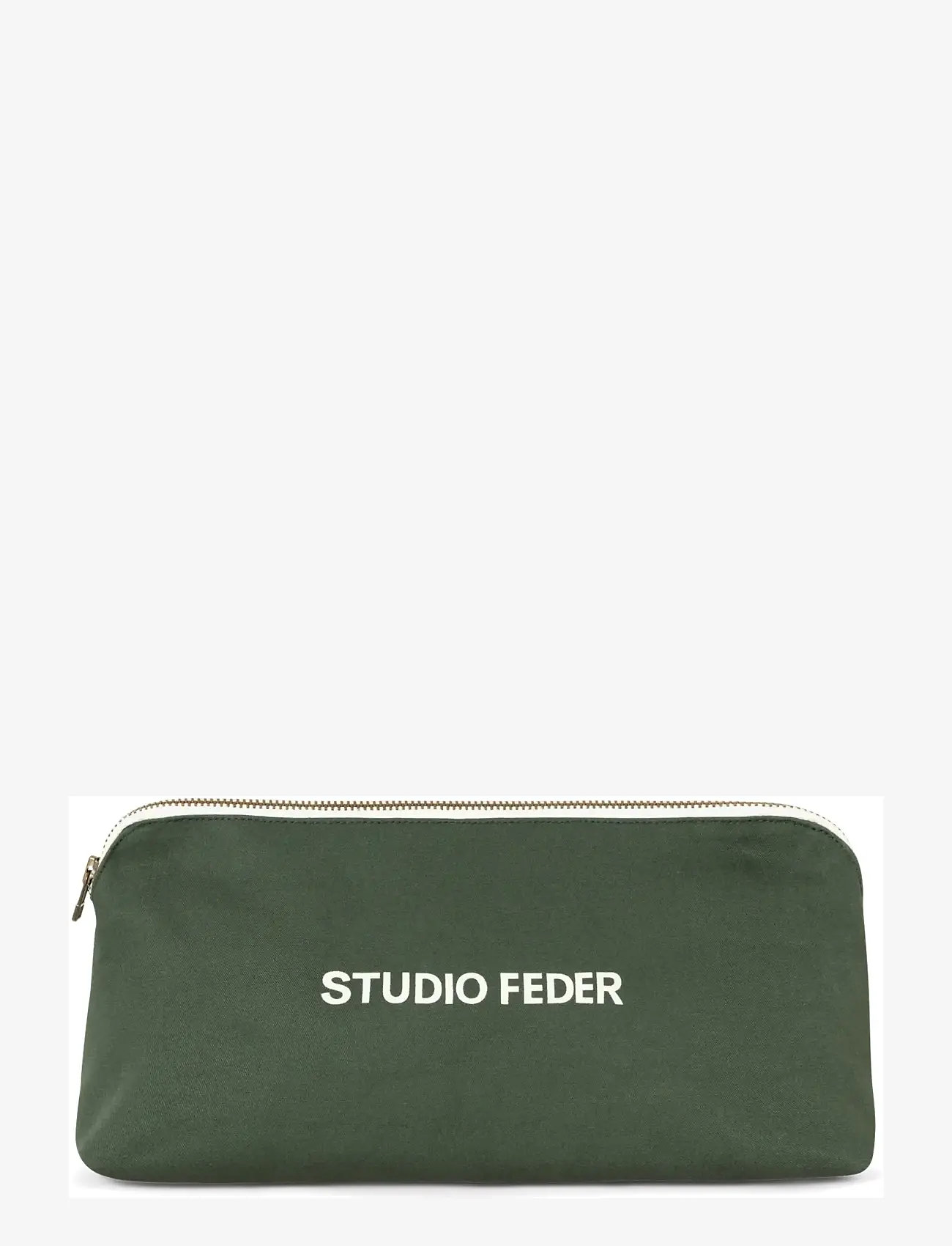 STUDIO FEDER - CELIA MINI TOILETRY BAG - CANVAS - makeup bags - pine - 0