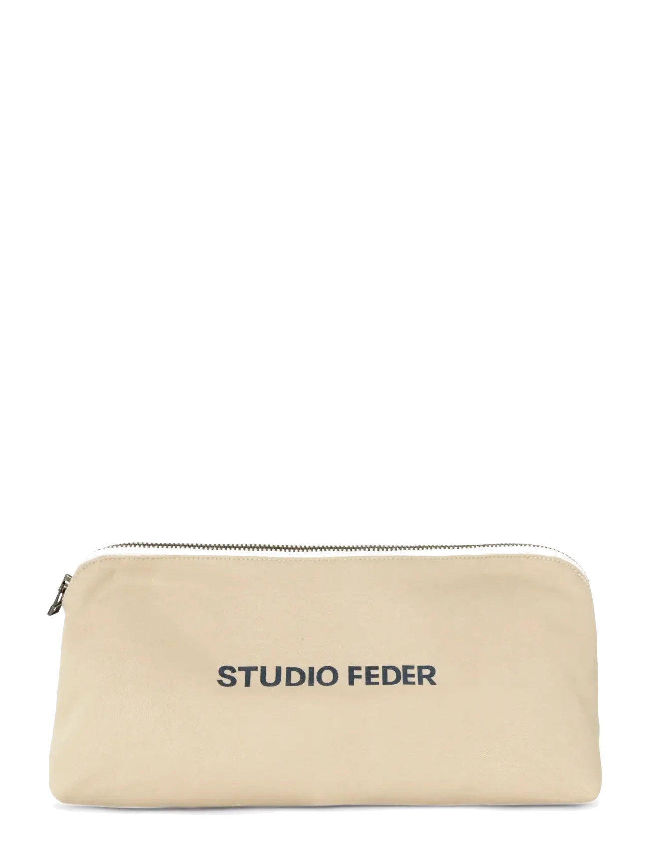 STUDIO FEDER Celia Mini Toiletry Bag Canvas, 22X12X8 cm, Bags, Beige - Frauen