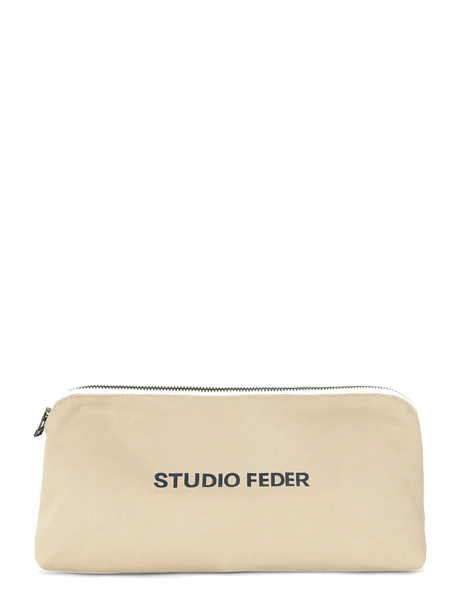 STUDIO FEDER - CELIA MINI TOILETRY BAG - CANVAS - kosmeetikakotid - sand beige - 0