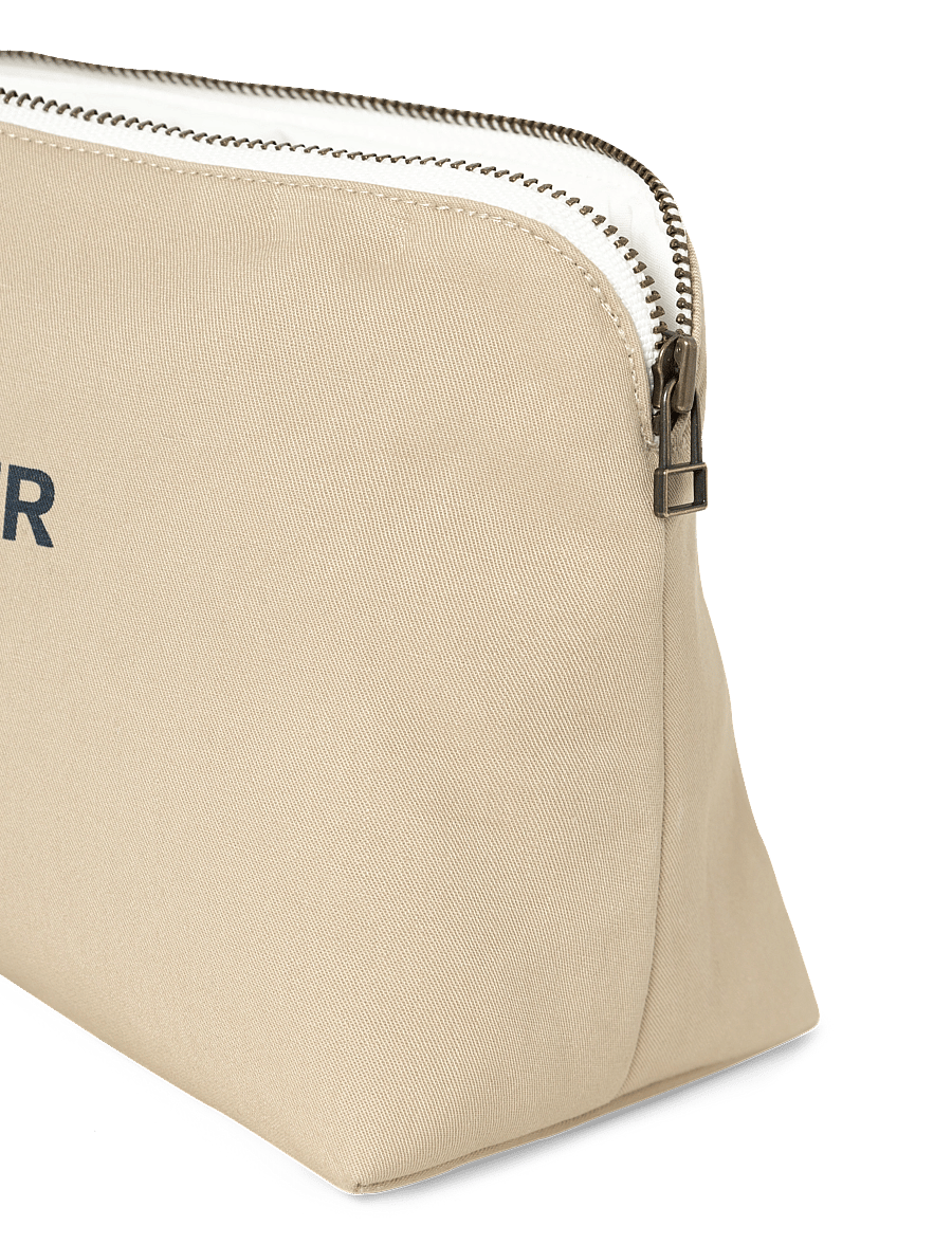 STUDIO FEDER - CELIA MINI TOILETRY BAG - CANVAS - kosmeetikakotid - sand beige - 1