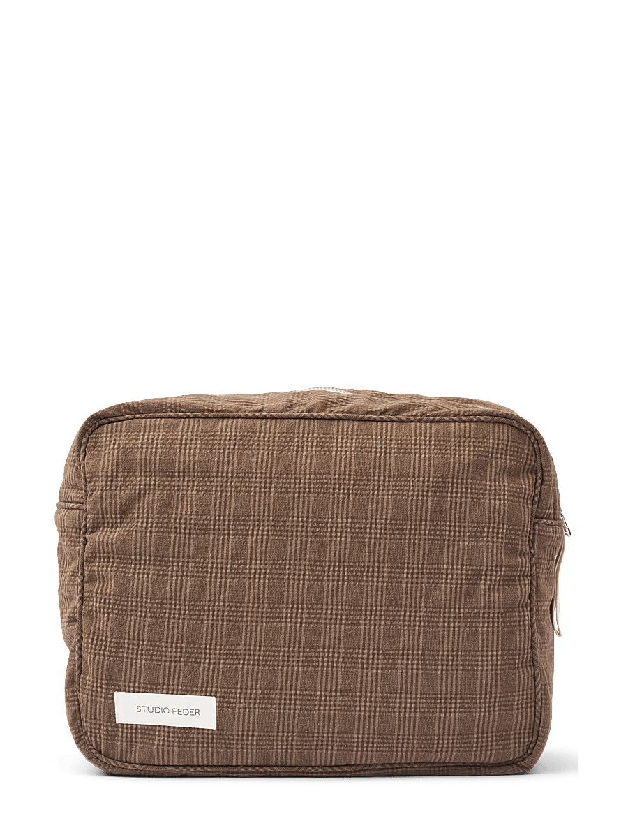 STUDIO FEDER - OFELIA TOILETRY BAG - kosmetiktaschen - bruno check - 1