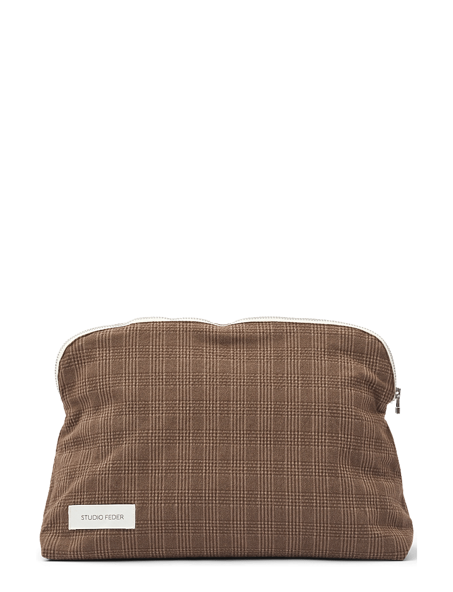 STUDIO FEDER - CELIA TOILETRY BAG - kosmetiktaschen - bruno check - 1