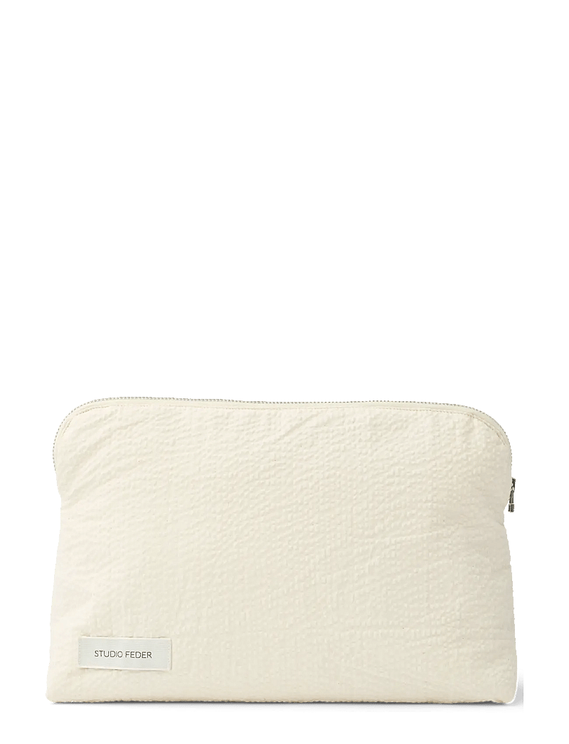 STUDIO FEDER - CELIA TOILETRY BAG - hoiukotid - undyed - 0