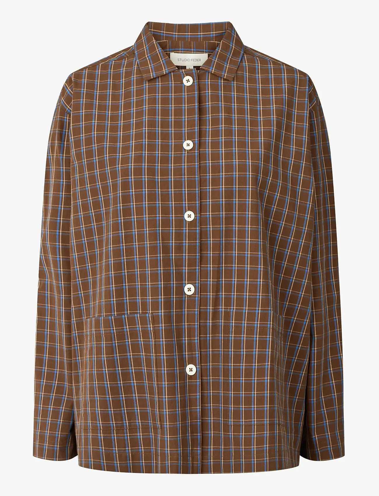 STUDIO FEDER - MALOU SHIRT - långärmade skjortor - chestnut - 0