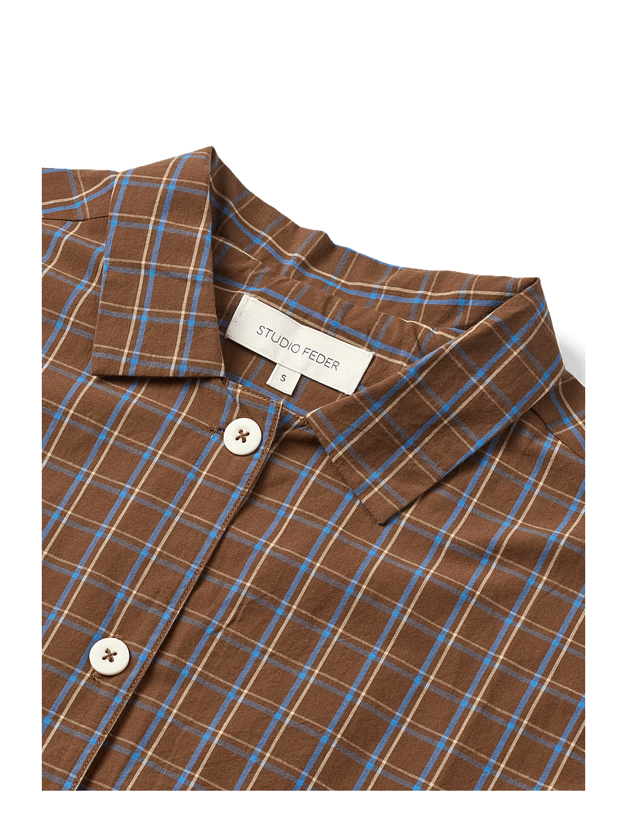 STUDIO FEDER - MALOU SHIRT - pikkade varrukatega särgid - chestnut - 2