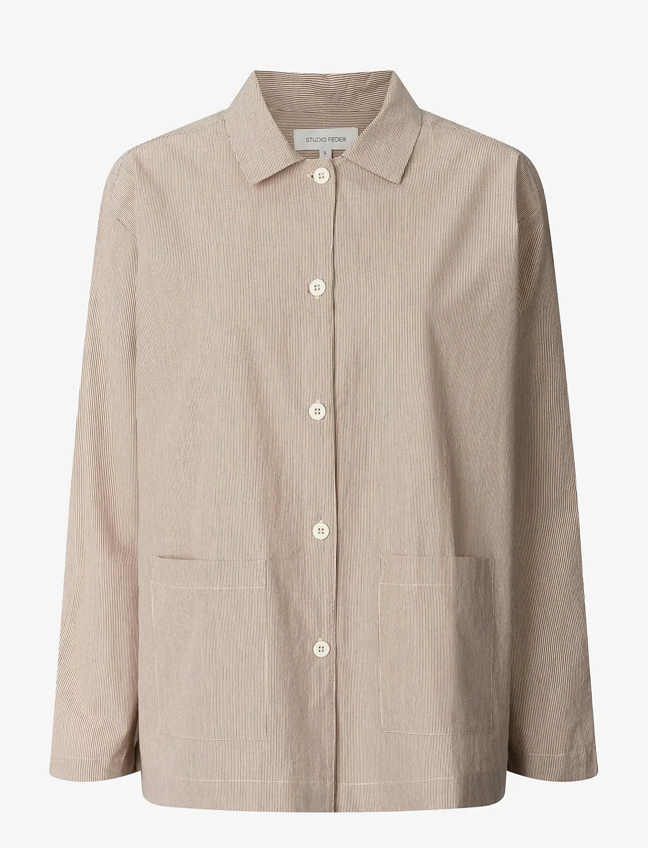 STUDIO FEDER - MALOU SHIRT - POPLIN - långärmade skjortor - marais - 0