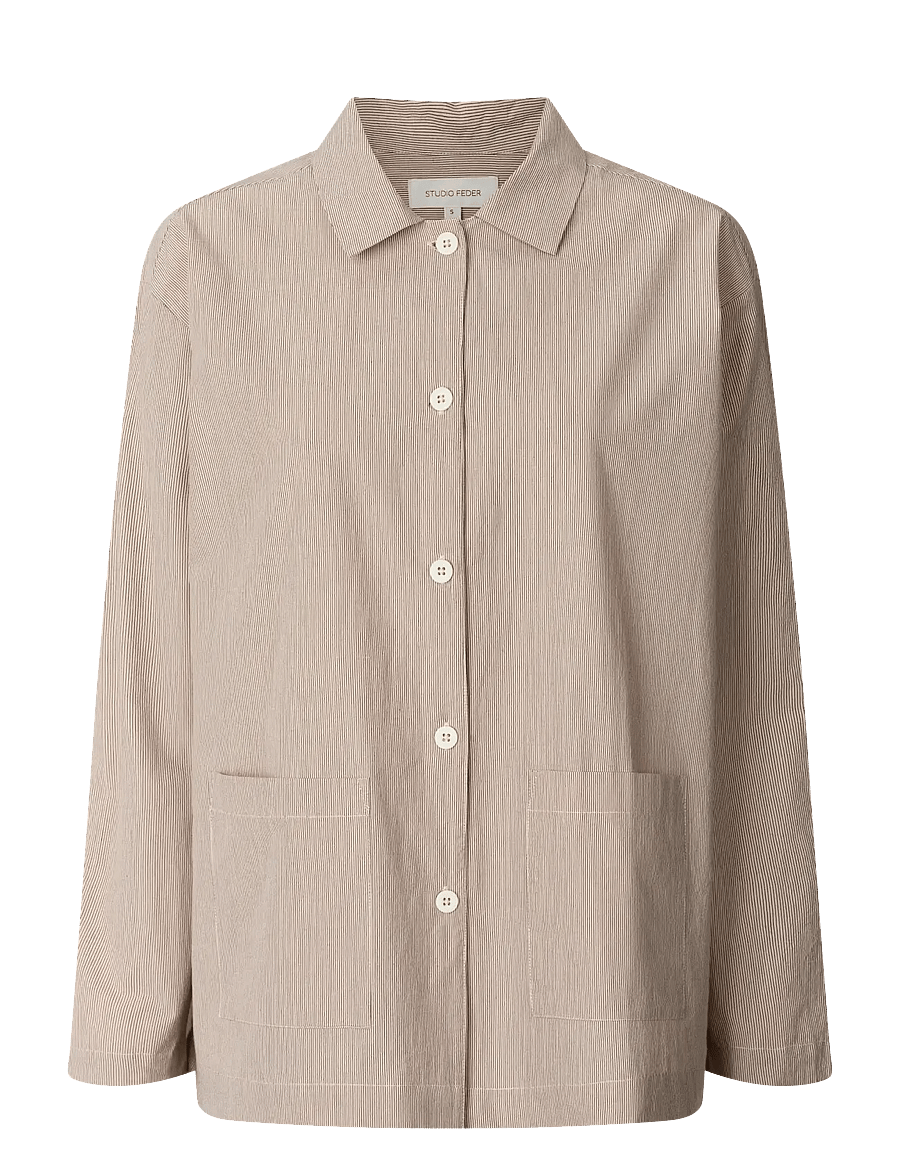 STUDIO FEDER - MALOU SHIRT - langärmlige hemden - marais - 0