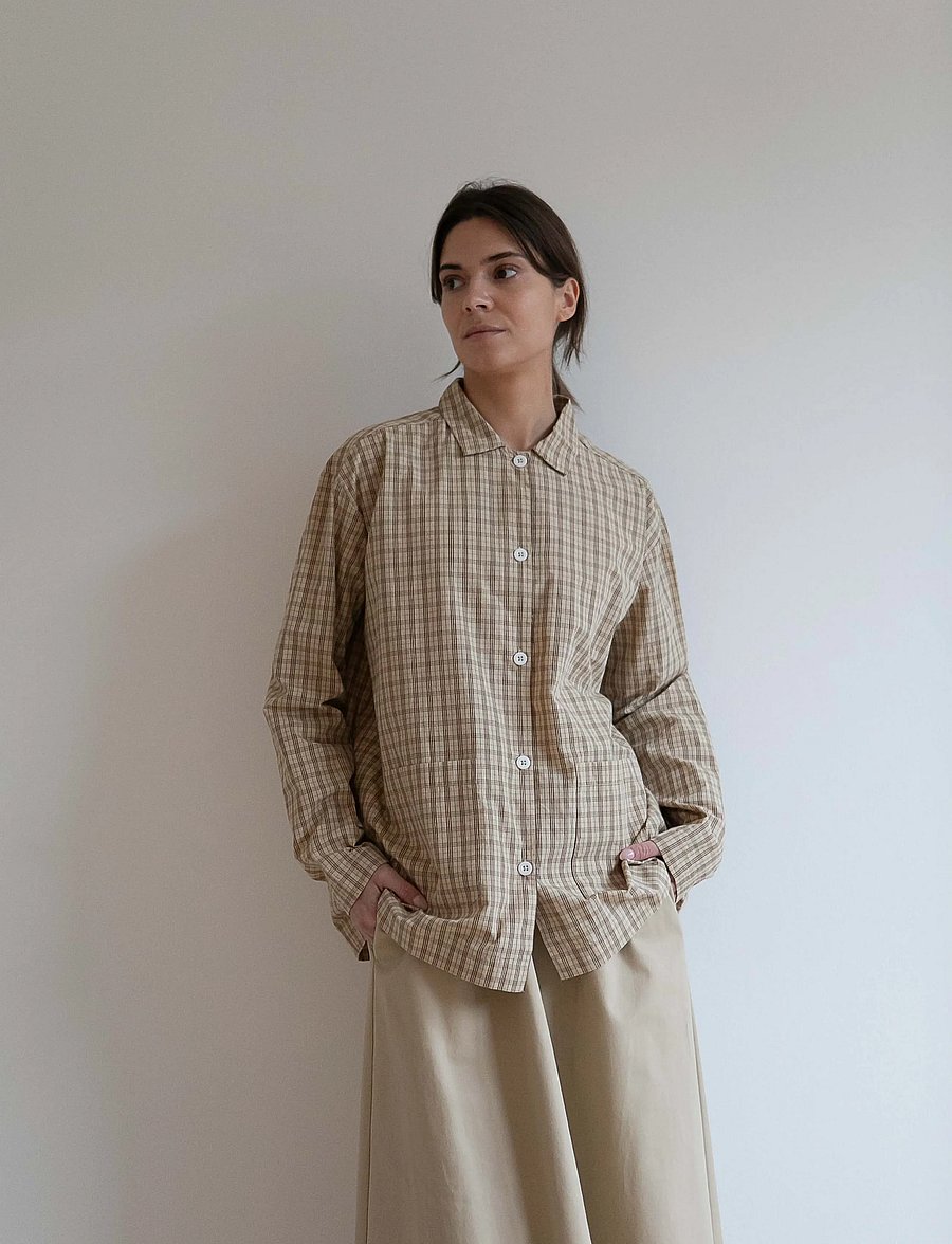 STUDIO FEDER - MALOU SHIRT - langärmlige hemden - miel - 0