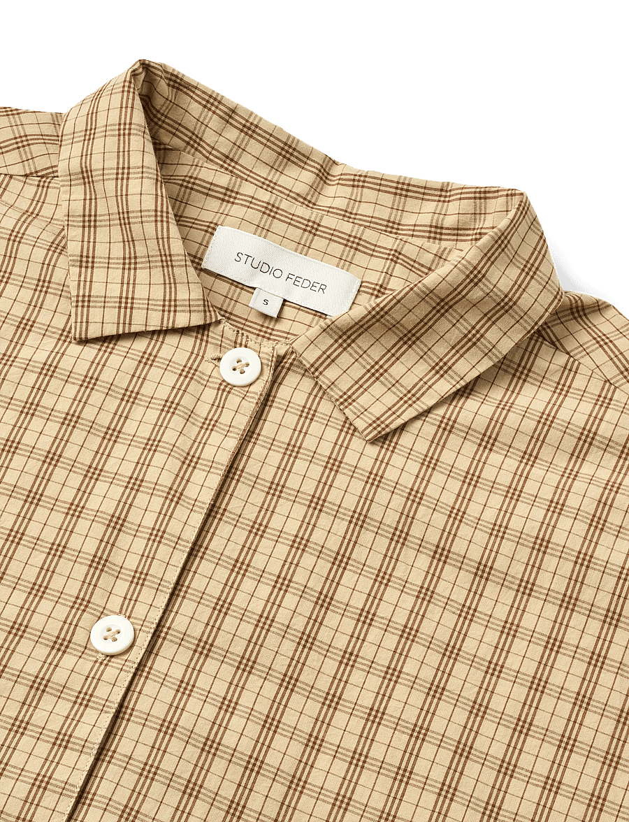 STUDIO FEDER - MALOU SHIRT - langärmlige hemden - miel - 4