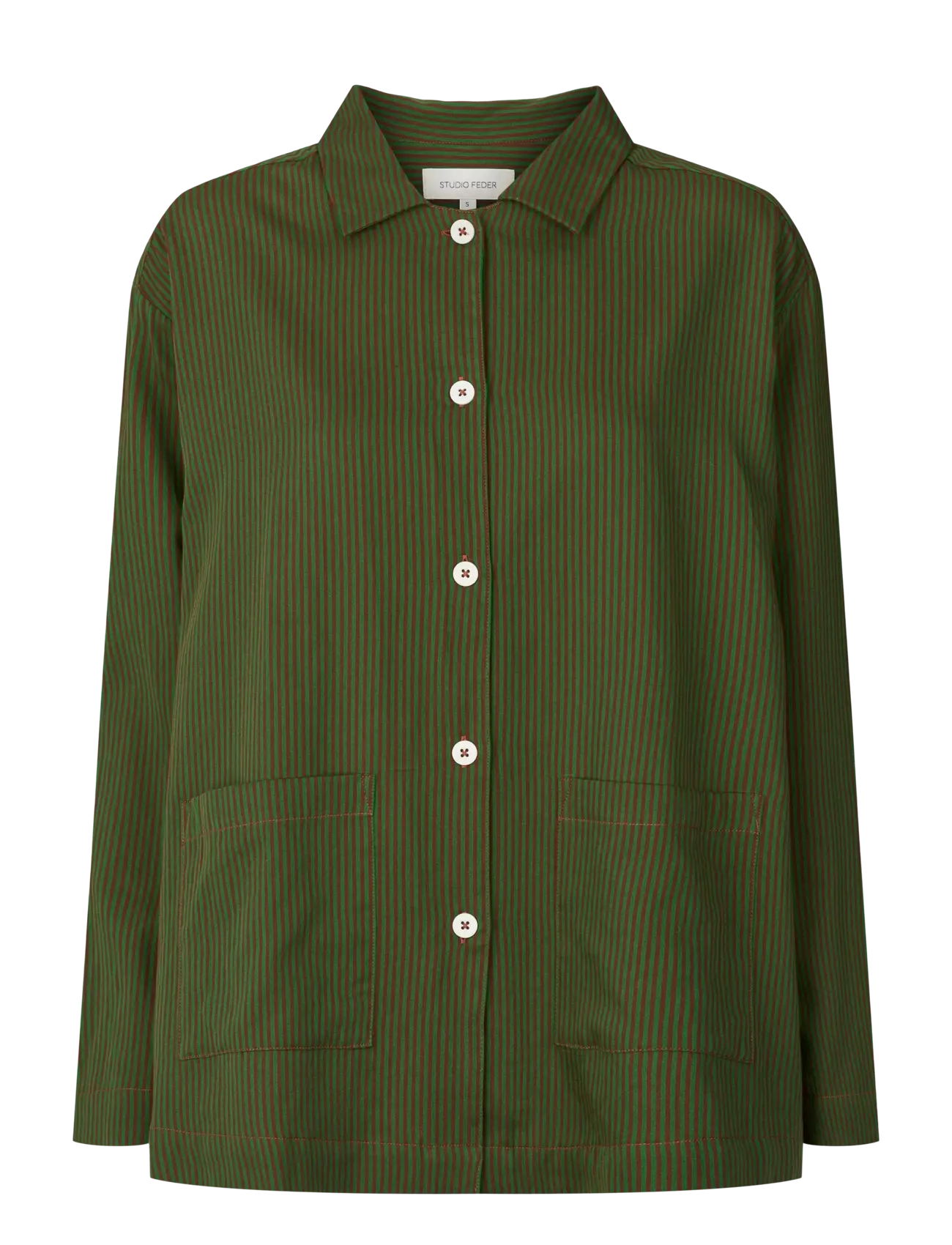STUDIO FEDER Malou Shirt Khaki - S - Damen