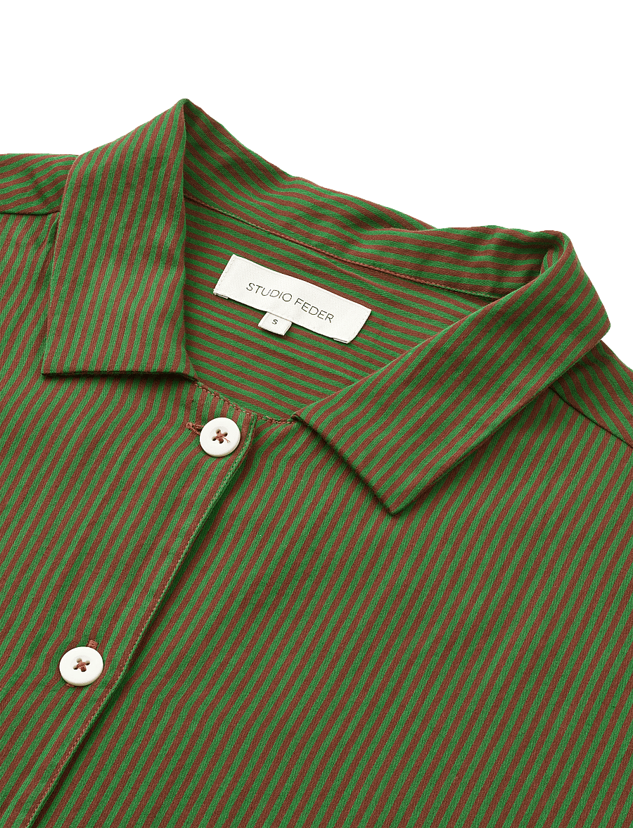 STUDIO FEDER - MALOU SHIRT - pikkade varrukatega särgid - picante - 2