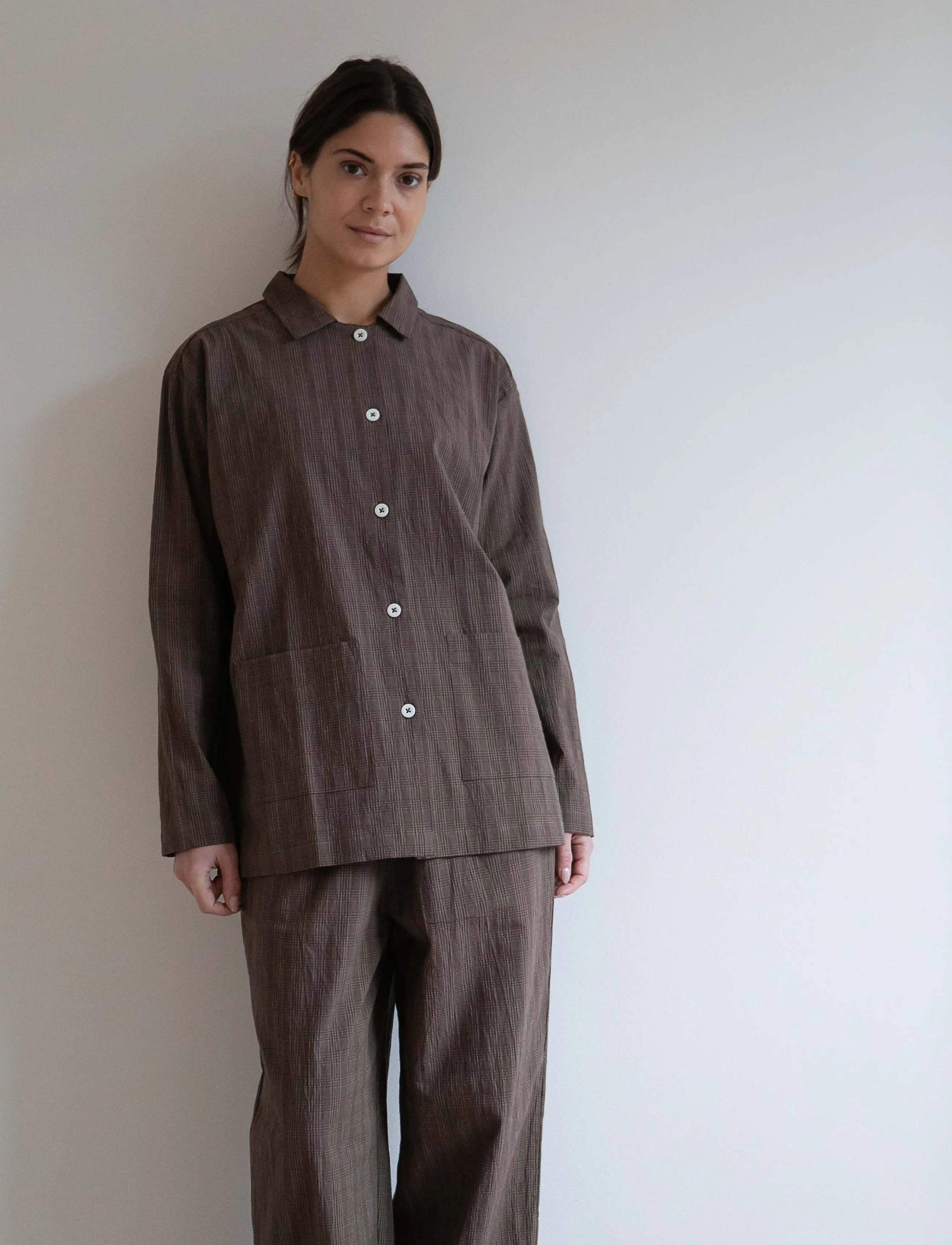 STUDIO FEDER Malou Shirt, Damen, Overshirt, Braun, Gr.M