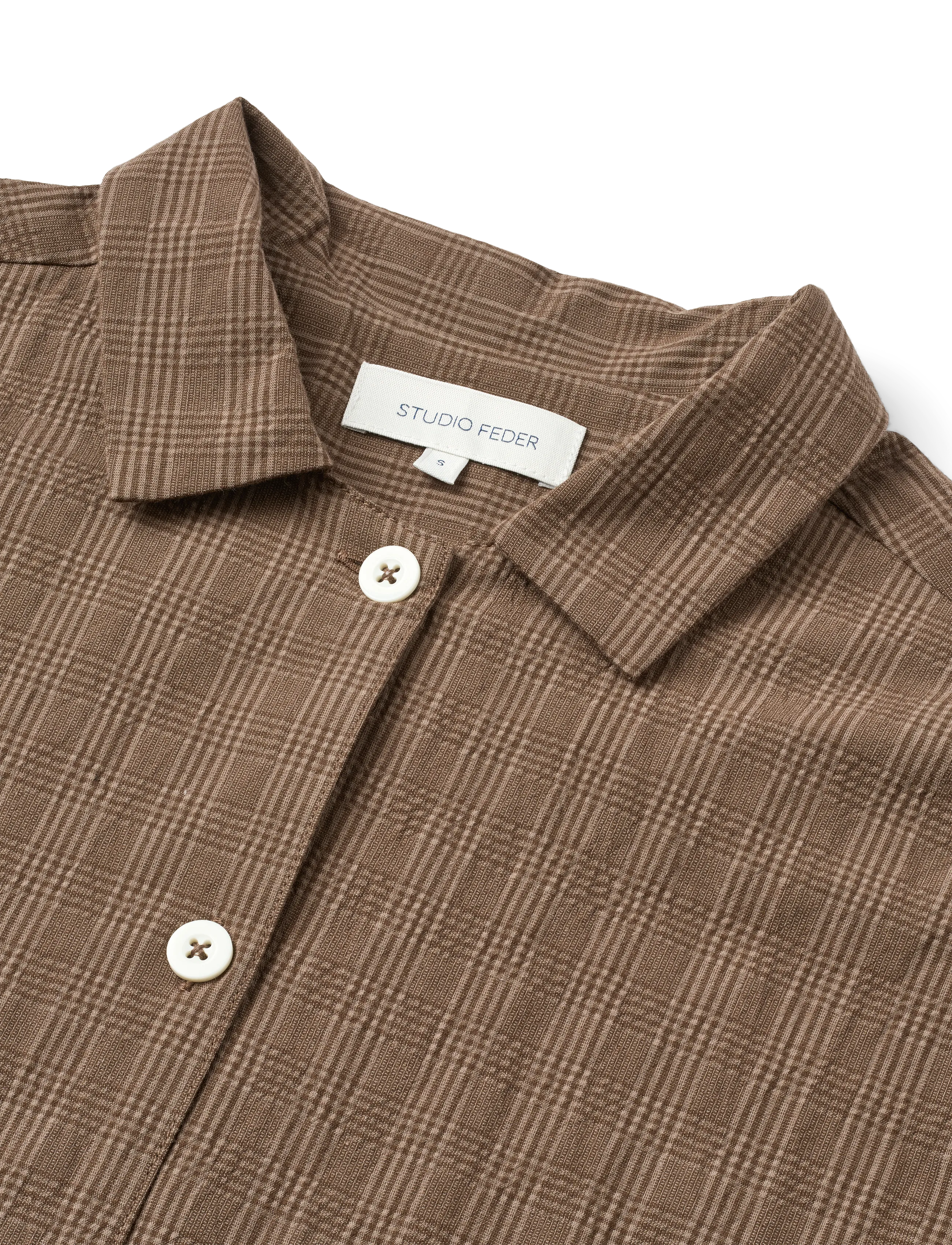 STUDIO FEDER - MALOU SHIRT - long-sleeved shirts - bruno check - 5