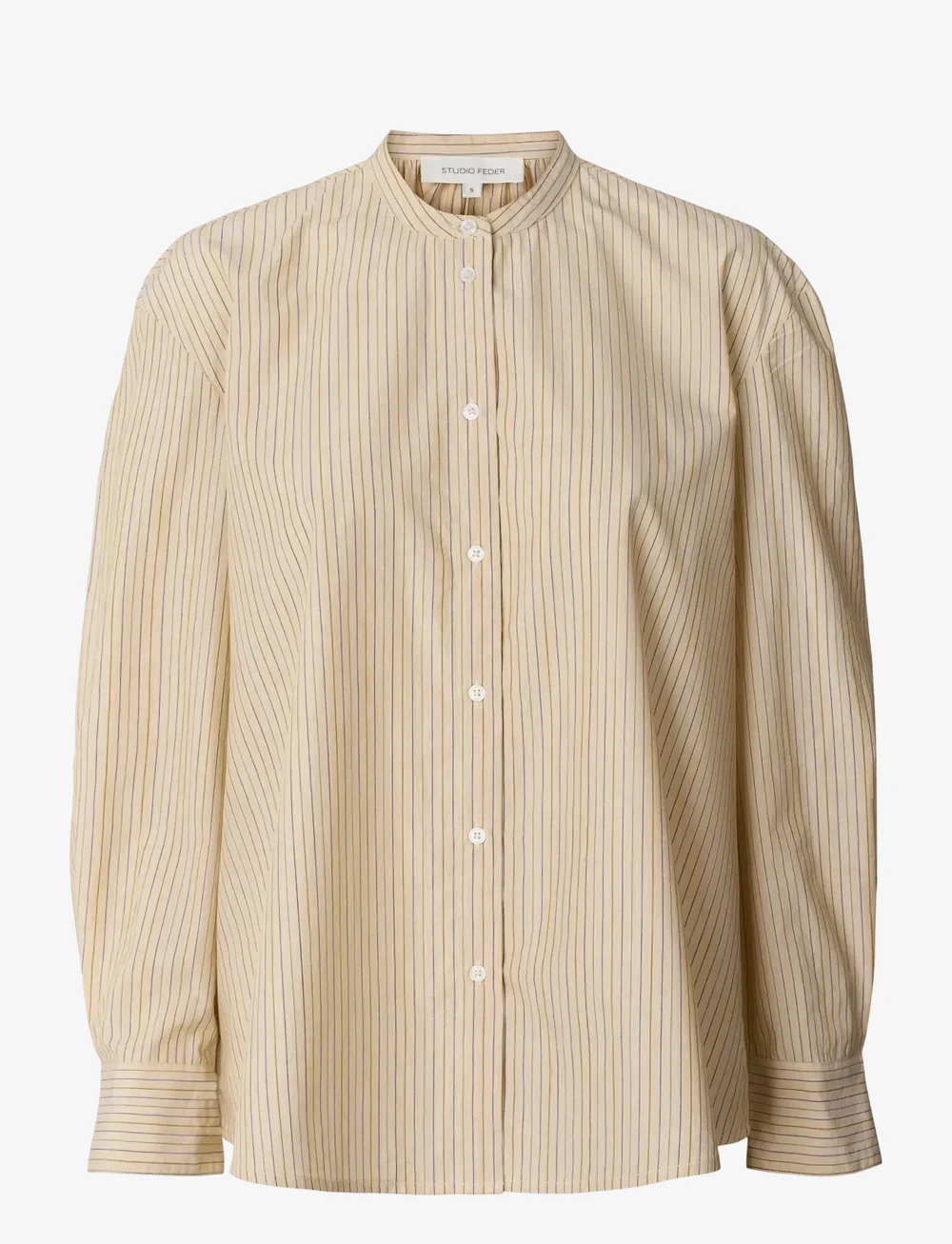 STUDIO FEDER - ISOLDE SHIRT - COTTON - langærmede skjorter - eclaire - 0