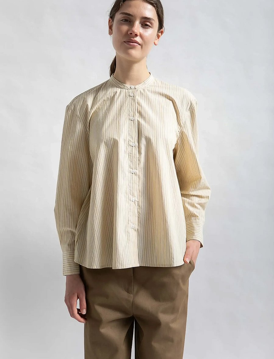 STUDIO FEDER - ISOLDE SHIRT - langärmlige hemden - eclaire - 4