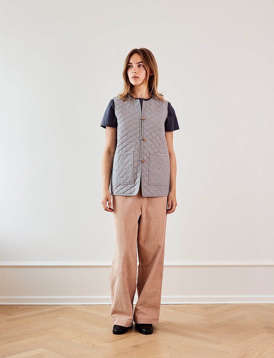 STUDIO FEDER - BELLA PANTS - SOFT ROSE - hosen mit weitem bein - soft rose - 0