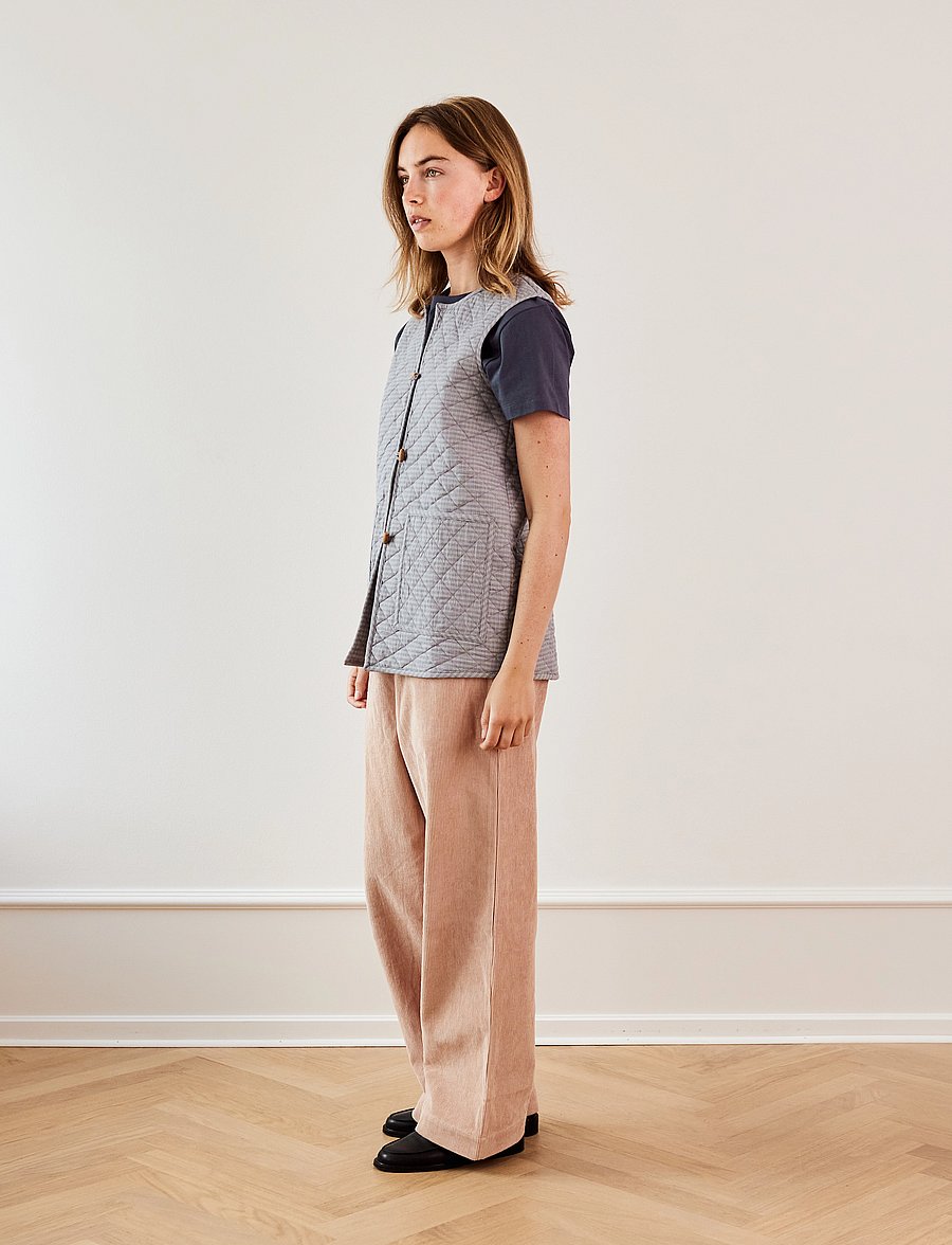 STUDIO FEDER - BELLA PANTS - SOFT ROSE - hosen mit weitem bein - soft rose - 3