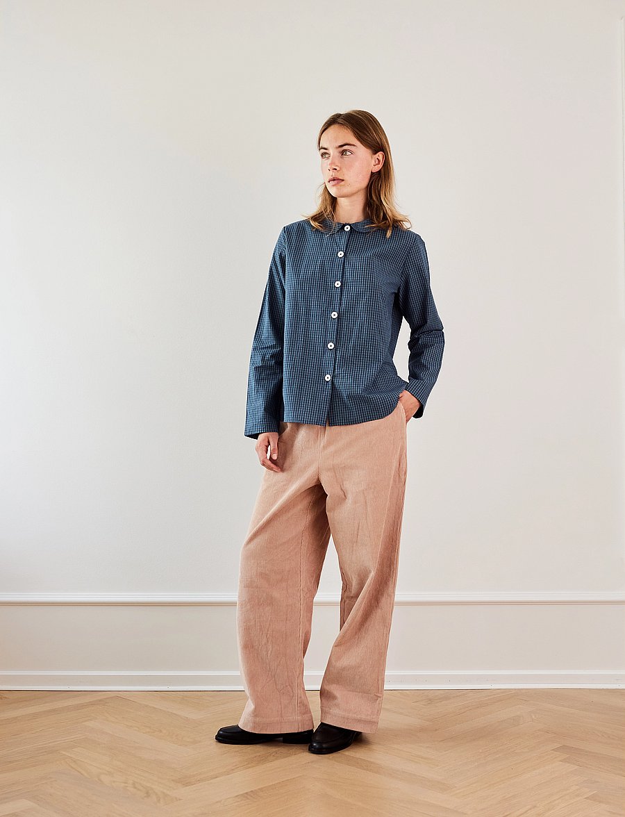 STUDIO FEDER - BELLA PANTS - SOFT ROSE - hosen mit weitem bein - soft rose - 5
