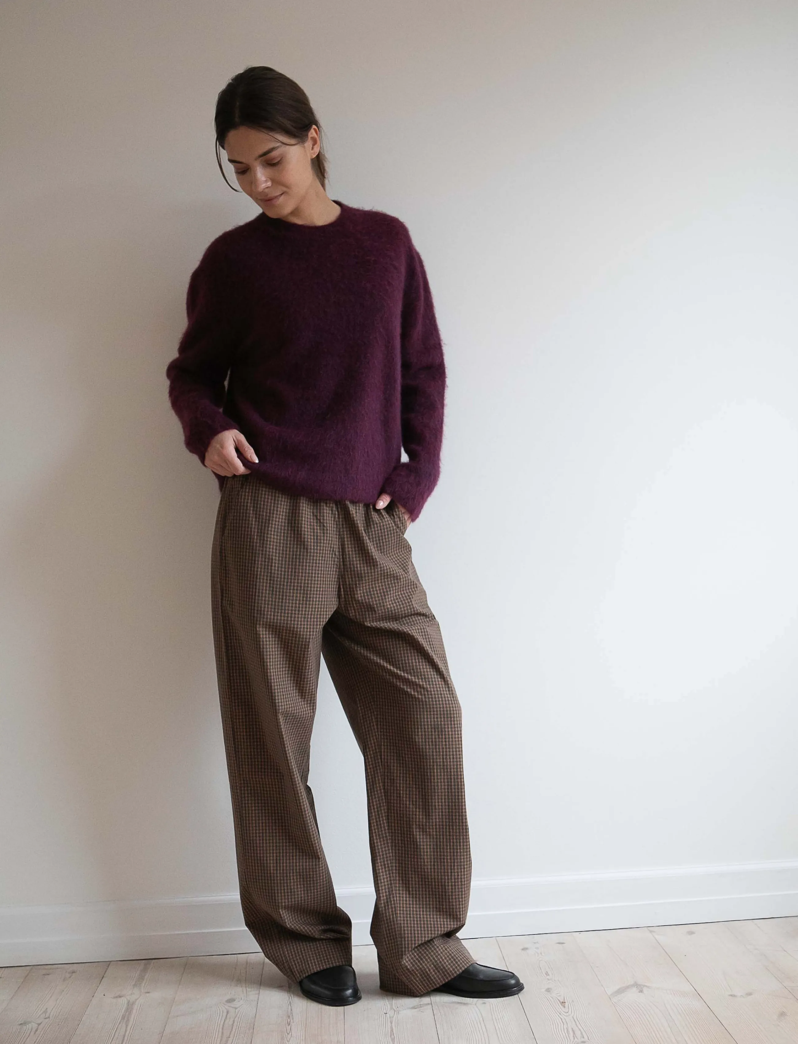 STUDIO FEDER - DAGMAR PANTS - hosen mit weitem bein - lueur - 3