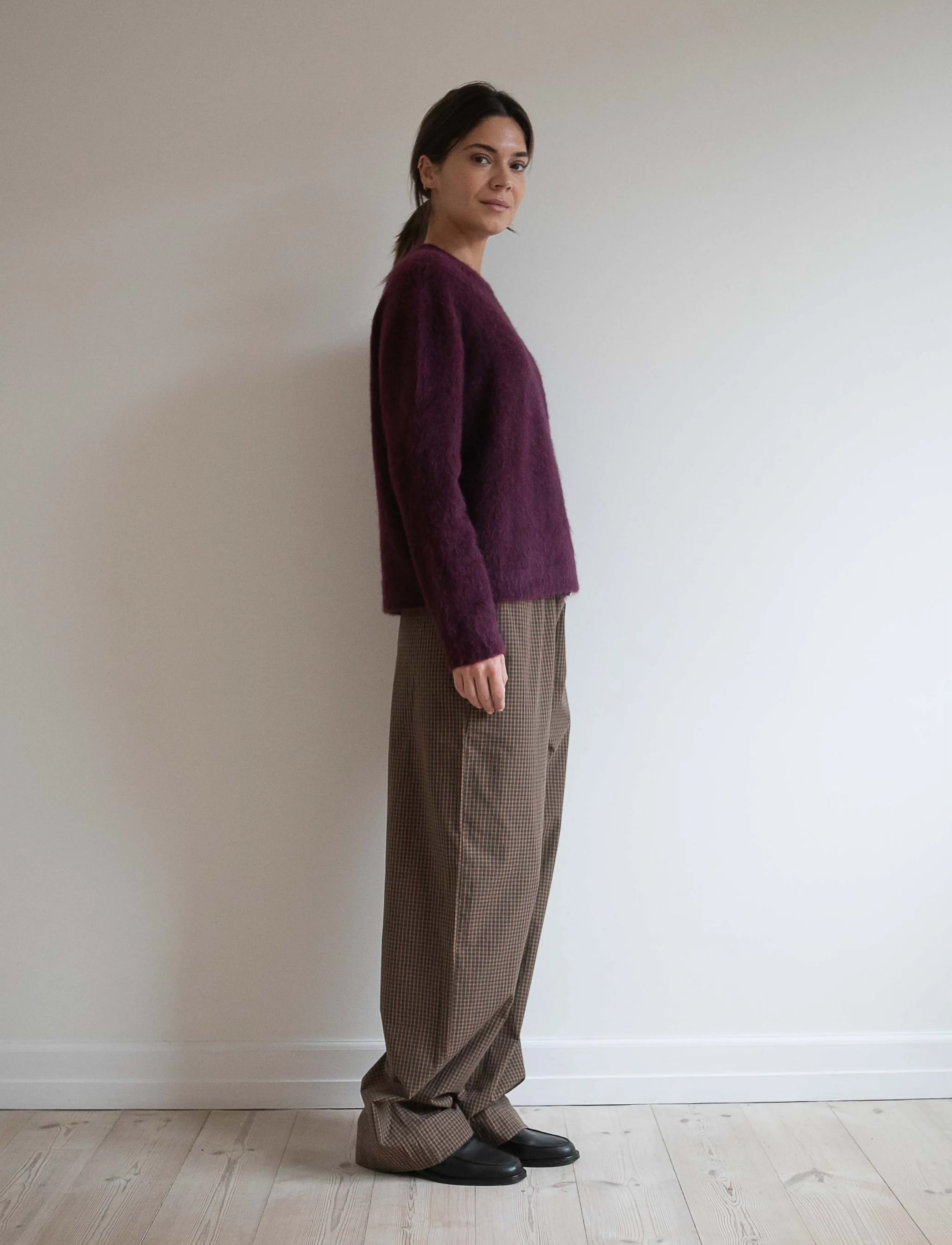 STUDIO FEDER - DAGMAR PANTS - hosen mit weitem bein - lueur - 4