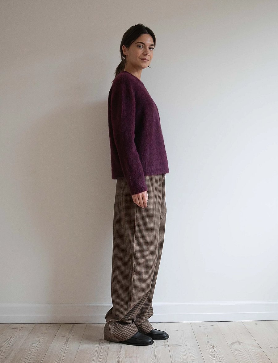 STUDIO FEDER - DAGMAR PANTS - hosen mit weitem bein - lueur - 4