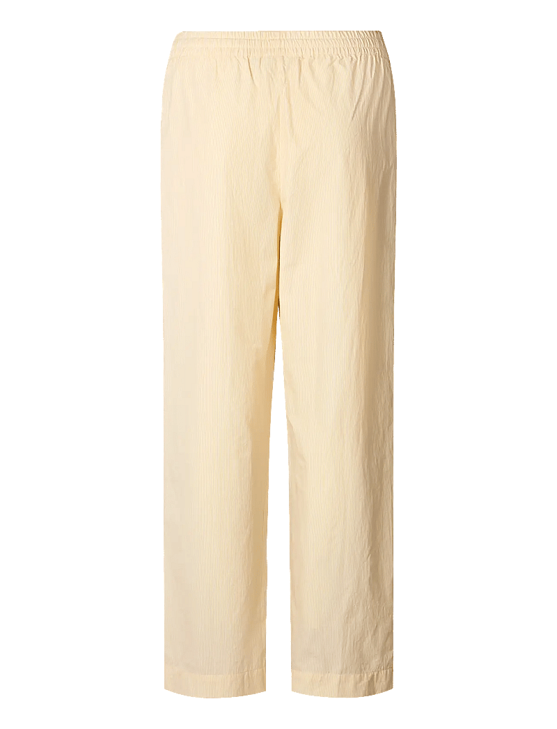 STUDIO FEDER - DAGMAR PANTS - POPLIN - hosen mit weitem bein - mellow yellow - 2