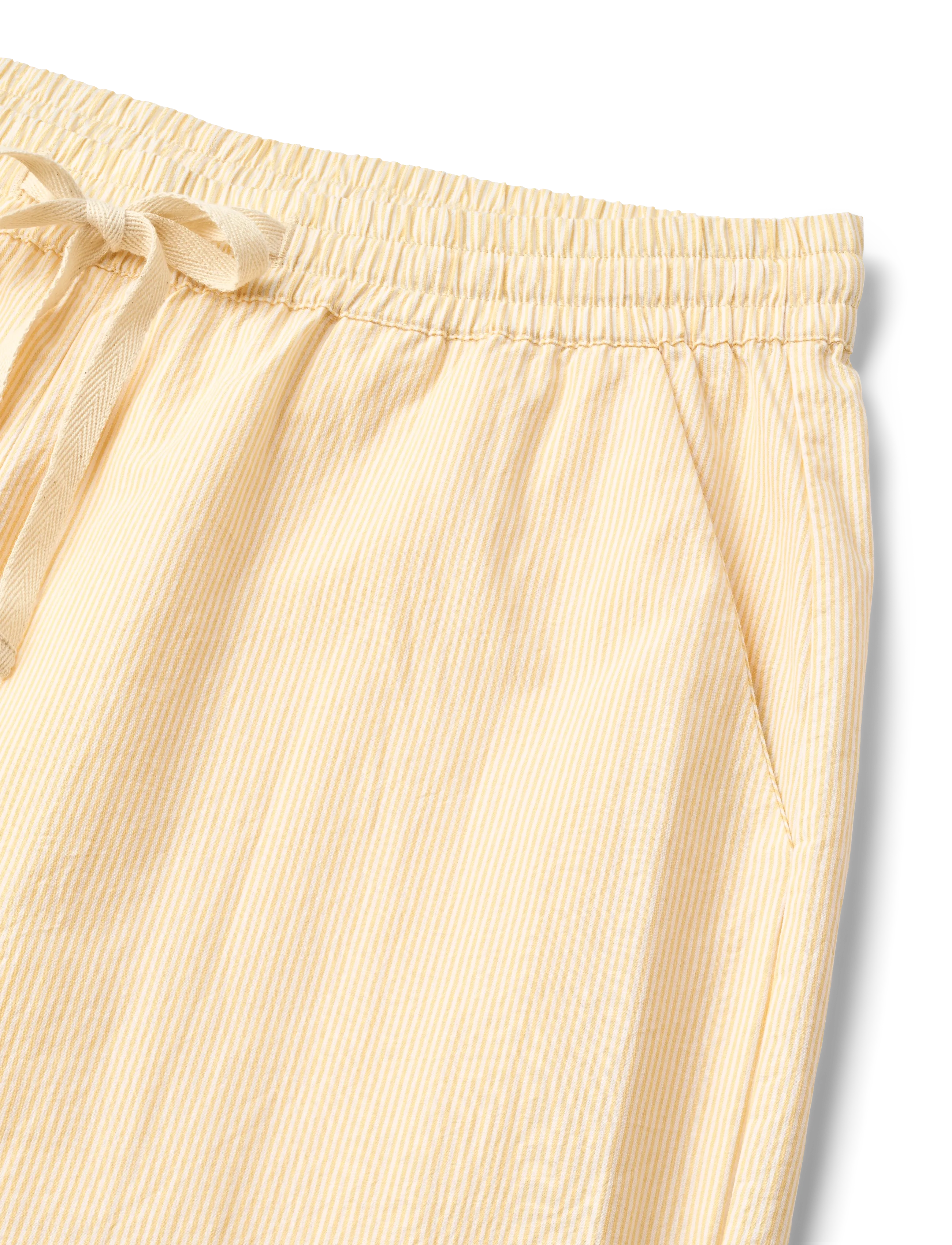 STUDIO FEDER - DAGMAR PANTS - hosen mit weitem bein - mellow yellow - 5