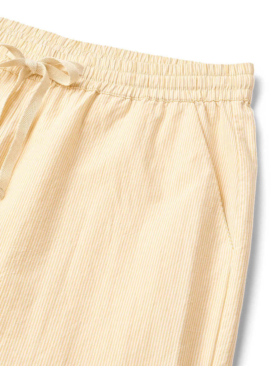 STUDIO FEDER - DAGMAR PANTS - hosen mit weitem bein - mellow yellow - 5