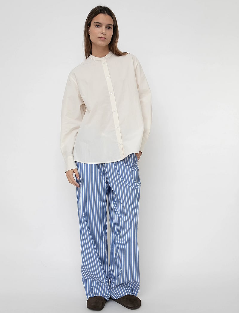 STUDIO FEDER - DAGMAR PANTS - POPLIN - vida byxor - odden - 4