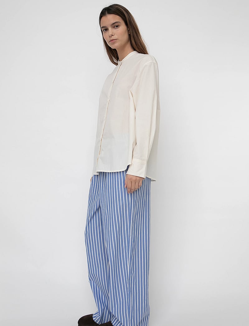 STUDIO FEDER - DAGMAR PANTS - POPLIN - vida byxor - odden - 5