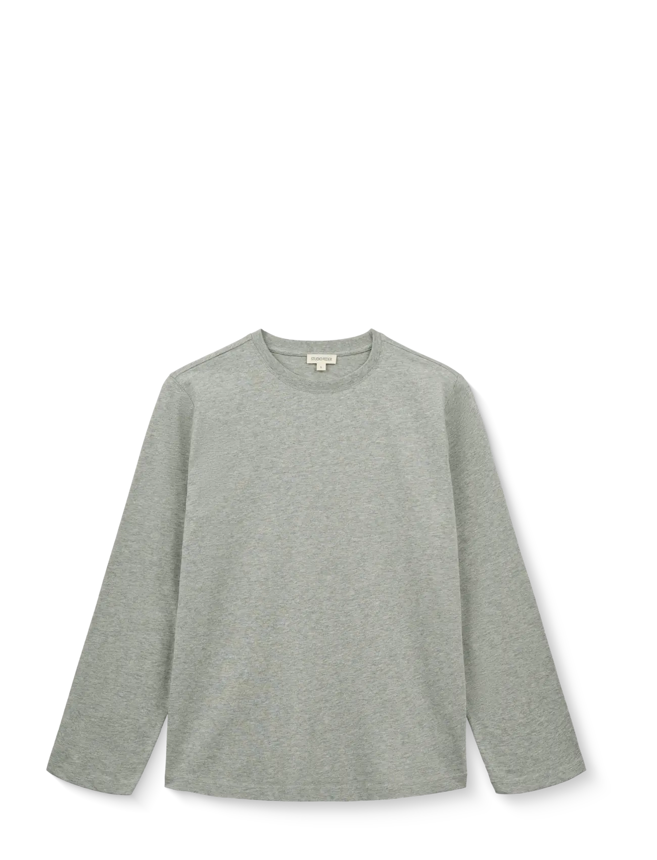 STUDIO FEDER FREYA LS T-SHIRT - Tøj - GREY MELANGE / grey