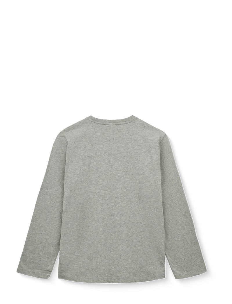 STUDIO FEDER - FREYA LS T-SHIRT - langärmlige tops - grey melange - 1