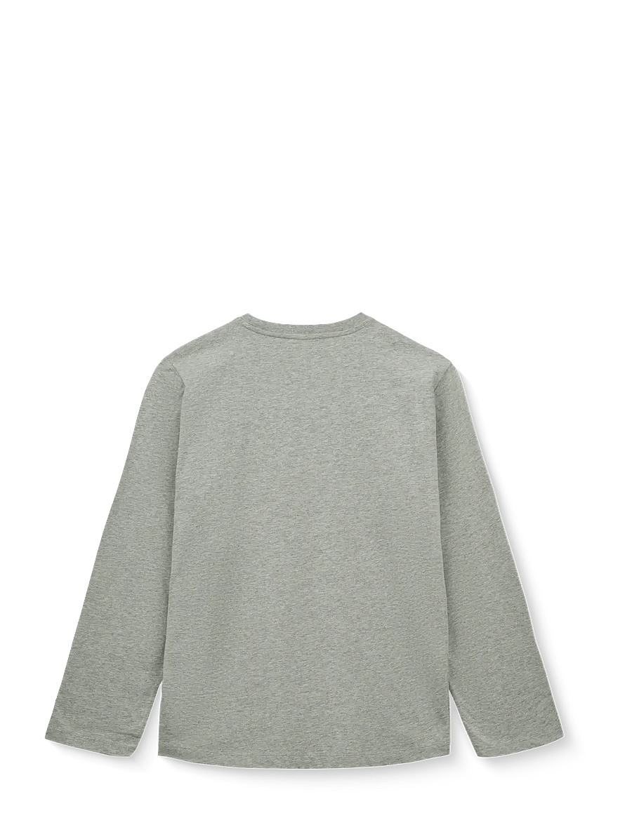 STUDIO FEDER - FREYA LS T-SHIRT - long-sleeved tops - grey melange - 1