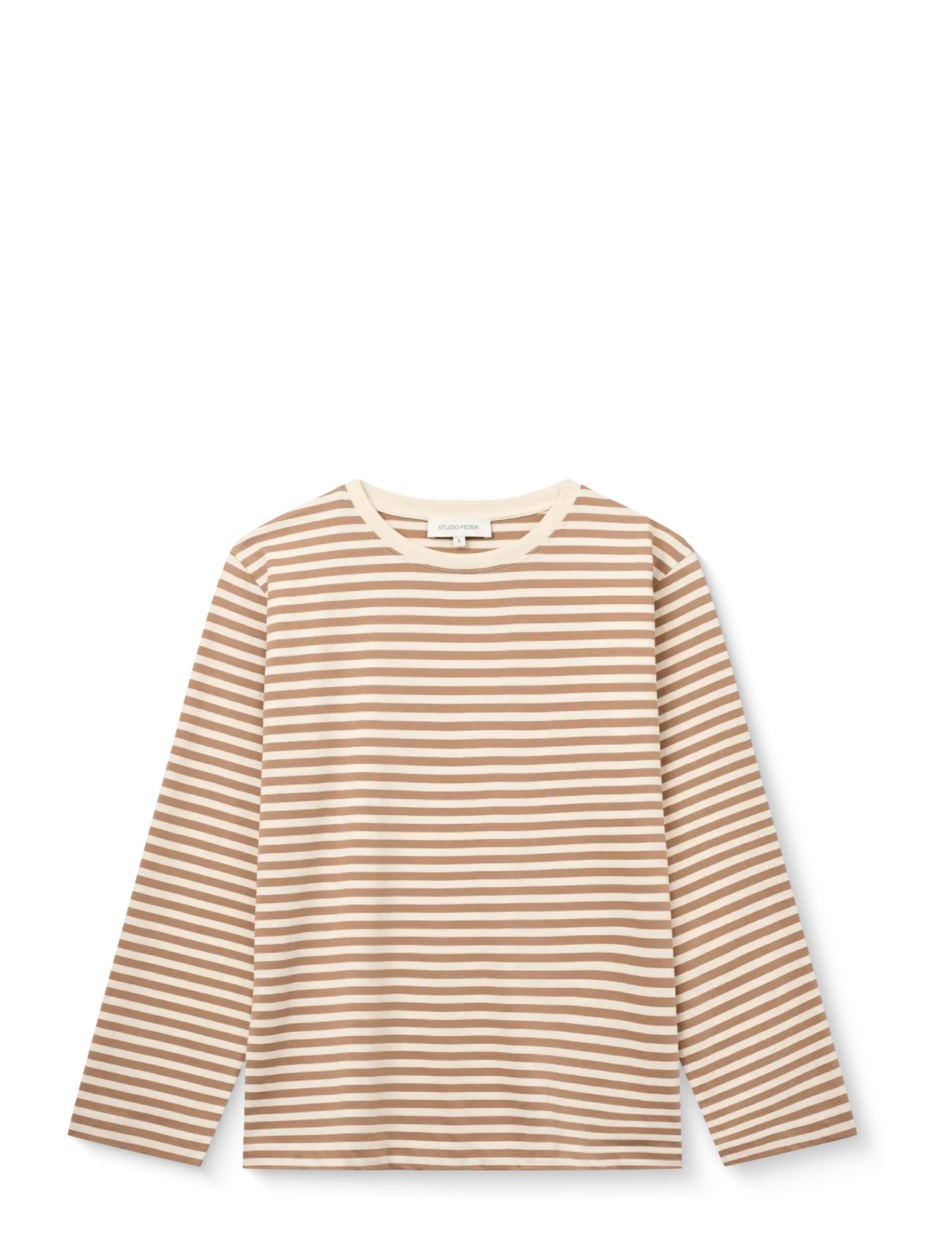 STUDIO FEDER FREYA LS T-SHIRT - Tøj - PORTA BELLA / cream