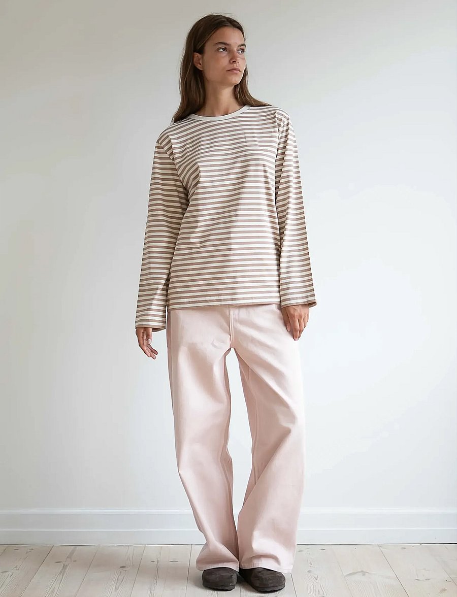 STUDIO FEDER - FREYA LS T-SHIRT - langärmlige tops - porta bella - 0