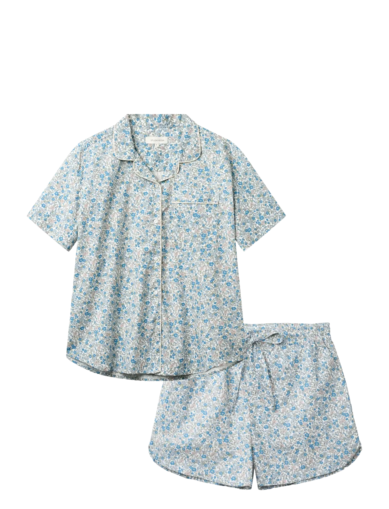 STUDIO FEDER ESTHER PAJAMA - Undertøj - FLORAL DAY / blue