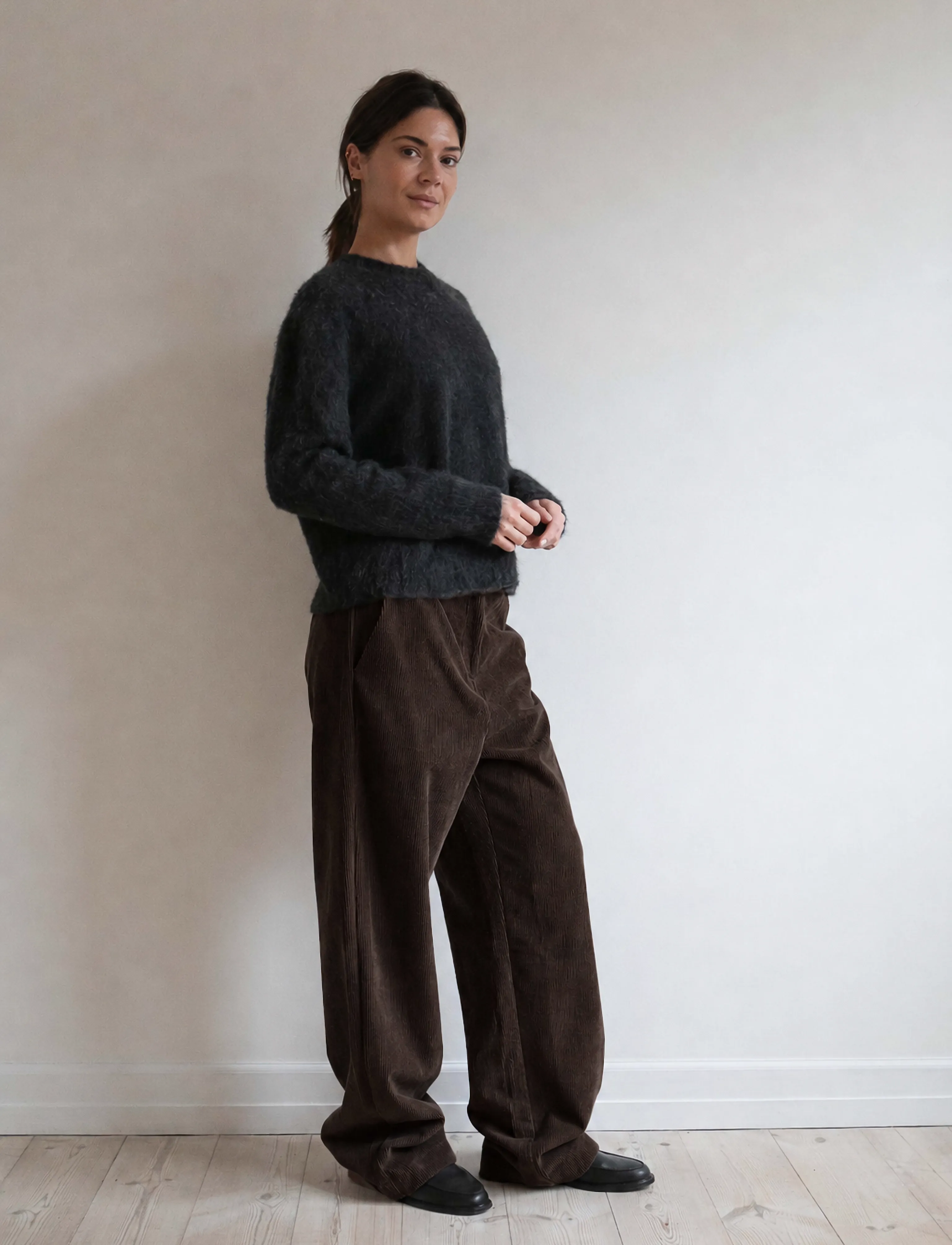 STUDIO FEDER - OLINE-BYXOR - dark brown - 3